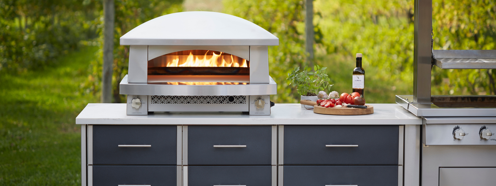 Kalamazoo pizza ovens - available from Kitchen in the Garden