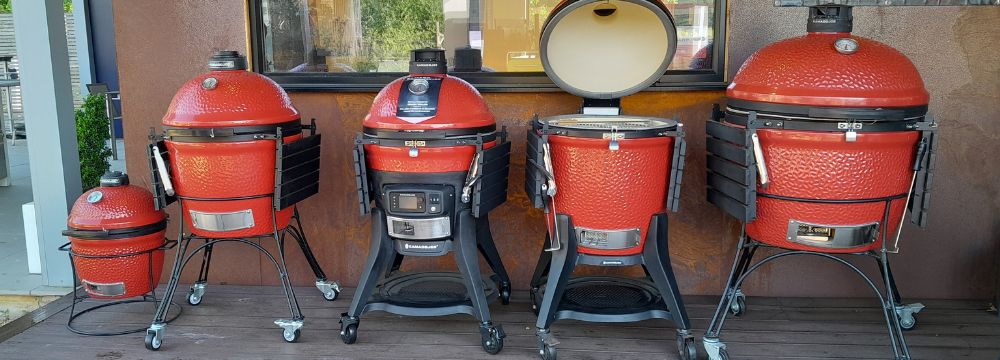 The entire Kamado Joe range of ceramic grills is available from Kitchen in the Garden, Surrey