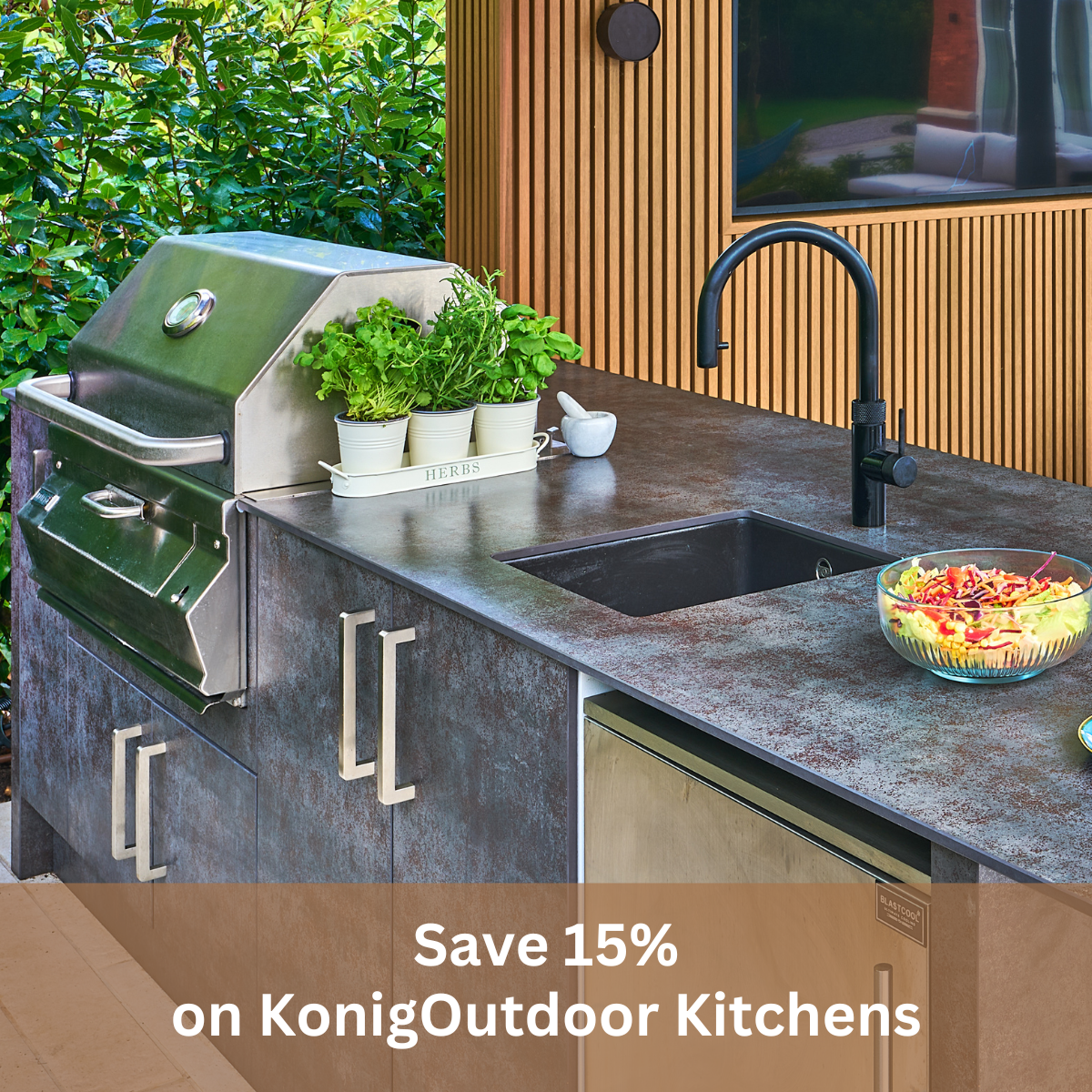 Save on Konig outdoor Kitchens