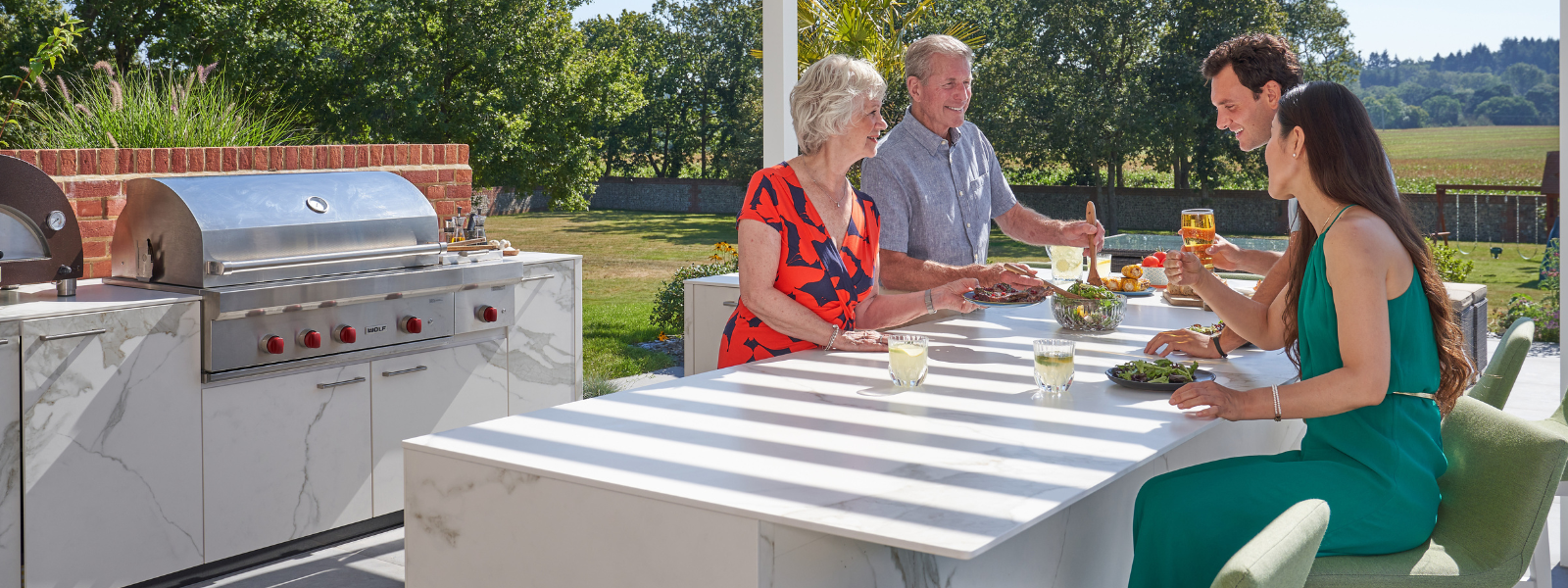 Outdoor kitchens designed to suit your outdoor space