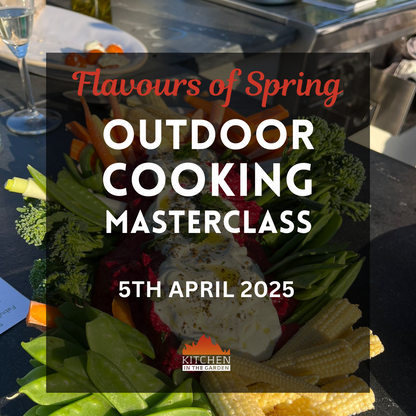 Outdoor cooking masterclass at Kitchen in the Garden, Surrey