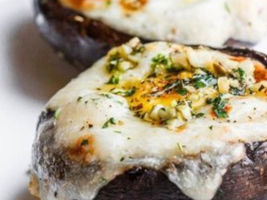 Wood-Fired Stuffed Portobello Mushrooms