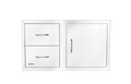 Bull Reveal Door/Drawer Combo 76cm - Kitchen In The Garden