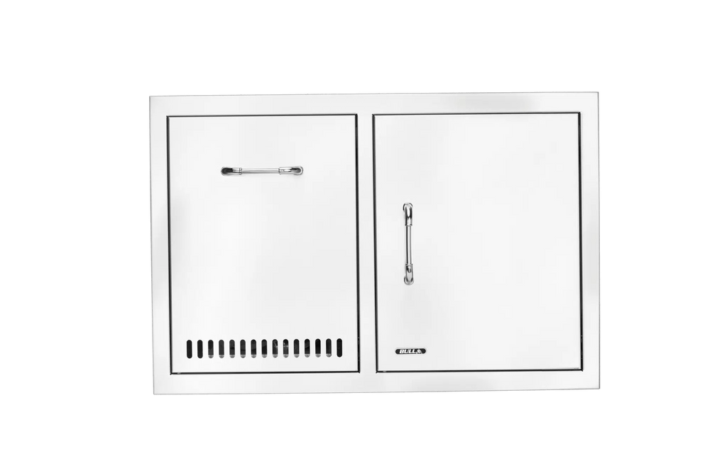 Bull Reveal Door/Trash Drawer Combo 80cm - Kitchen In The Garden