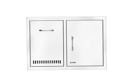 Bull Reveal Door/Trash Drawer Combo 80cm - Kitchen In The Garden