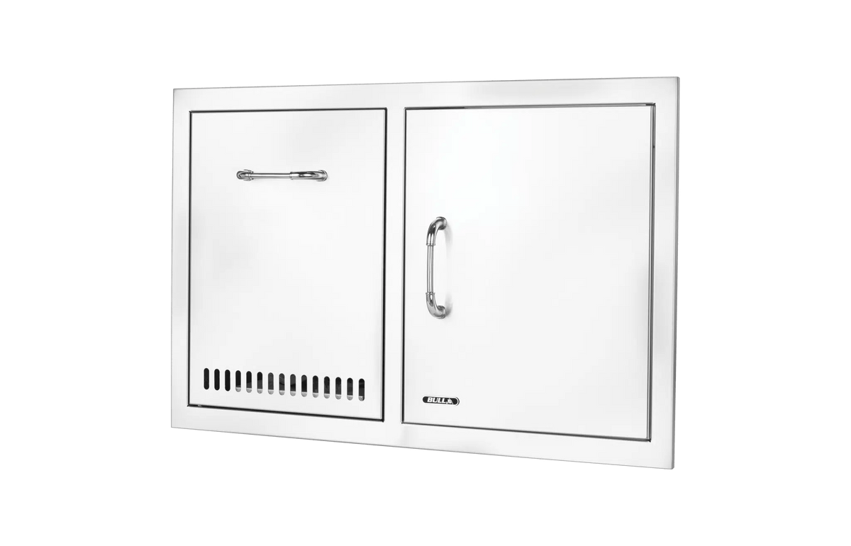 Bull Reveal Door/Trash Drawer Combo 80cm - Kitchen In The Garden