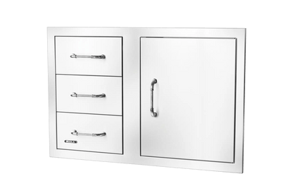 Bull Reveal Door/Triple Drawer Combo 80cm - Kitchen In The Garden