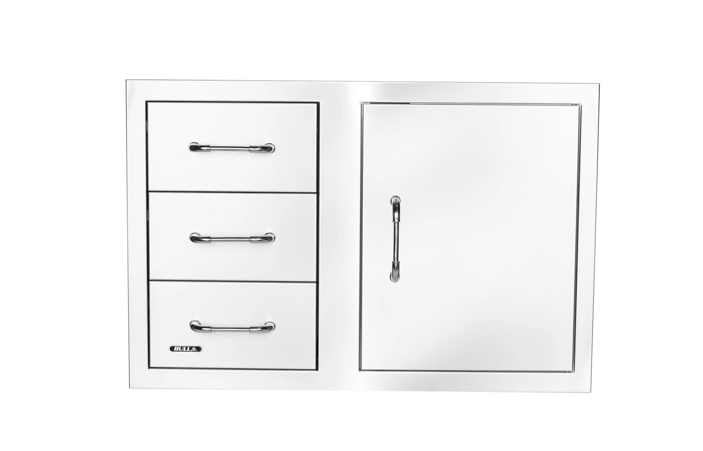 Bull Reveal Door/Triple Drawer Combo 80cm - Kitchen In The Garden