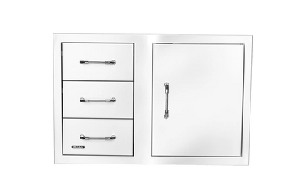 Bull Reveal Door/Triple Drawer Combo 80cm - Kitchen In The Garden