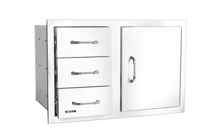 Bull Reveal Door/Triple Drawer Combo 80cm - Kitchen In The Garden