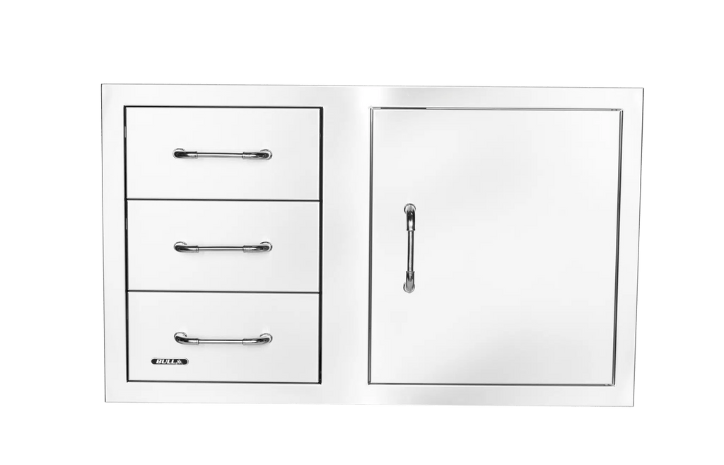 Bull Reveal Reversible Door/Triple Drawer Combo 97cm - Kitchen In The Garden