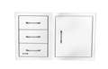 Bull Reveal Reversible Door/Triple Drawer Combo 97cm - Kitchen In The Garden