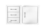 Bull Reveal Reversible Door/Triple Drawer Combo 97cm - Kitchen In The Garden