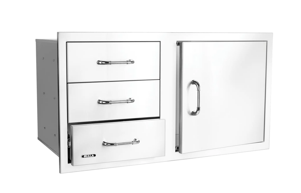 Bull Reveal Reversible Door/Triple Drawer Combo 97cm - Kitchen In The Garden