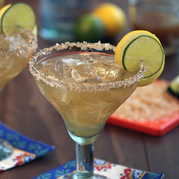 Charred Citrus Margaritas - Kitchen In The Garden