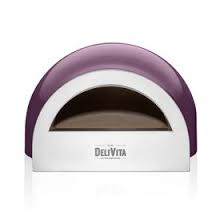 Delivita Wood - Fired Pizza Oven Berry Hot - Discontinued Colour - Kitchen In The Garden