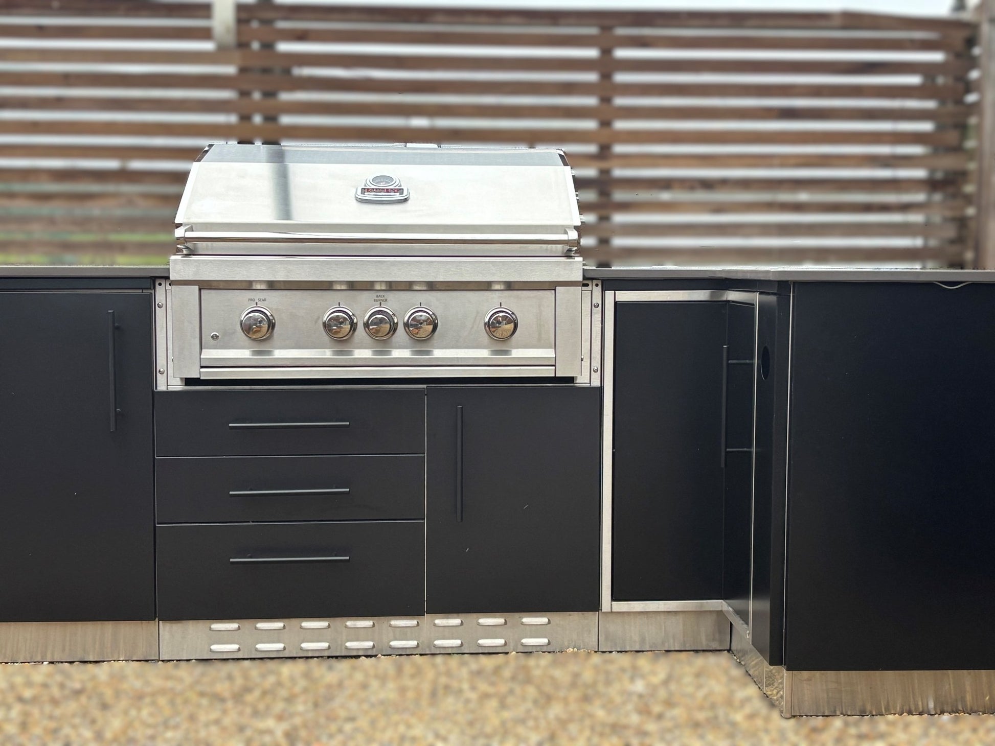 Ex - Display Sunstone Modular Kitchen with Ruby 4 Burner Grill - Kitchen In The Garden