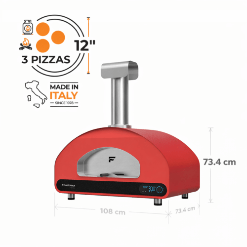 Fontana Volta 90 Hybrid Pizza Oven - Kitchen In The Garden