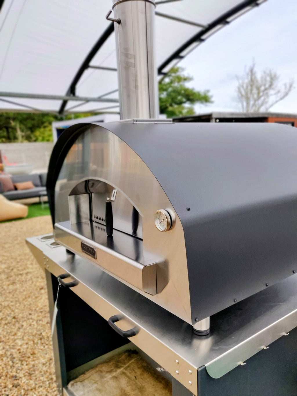 Ex-Display Fontana Marinara Hybrid Pizza Oven - Anthracite Grey