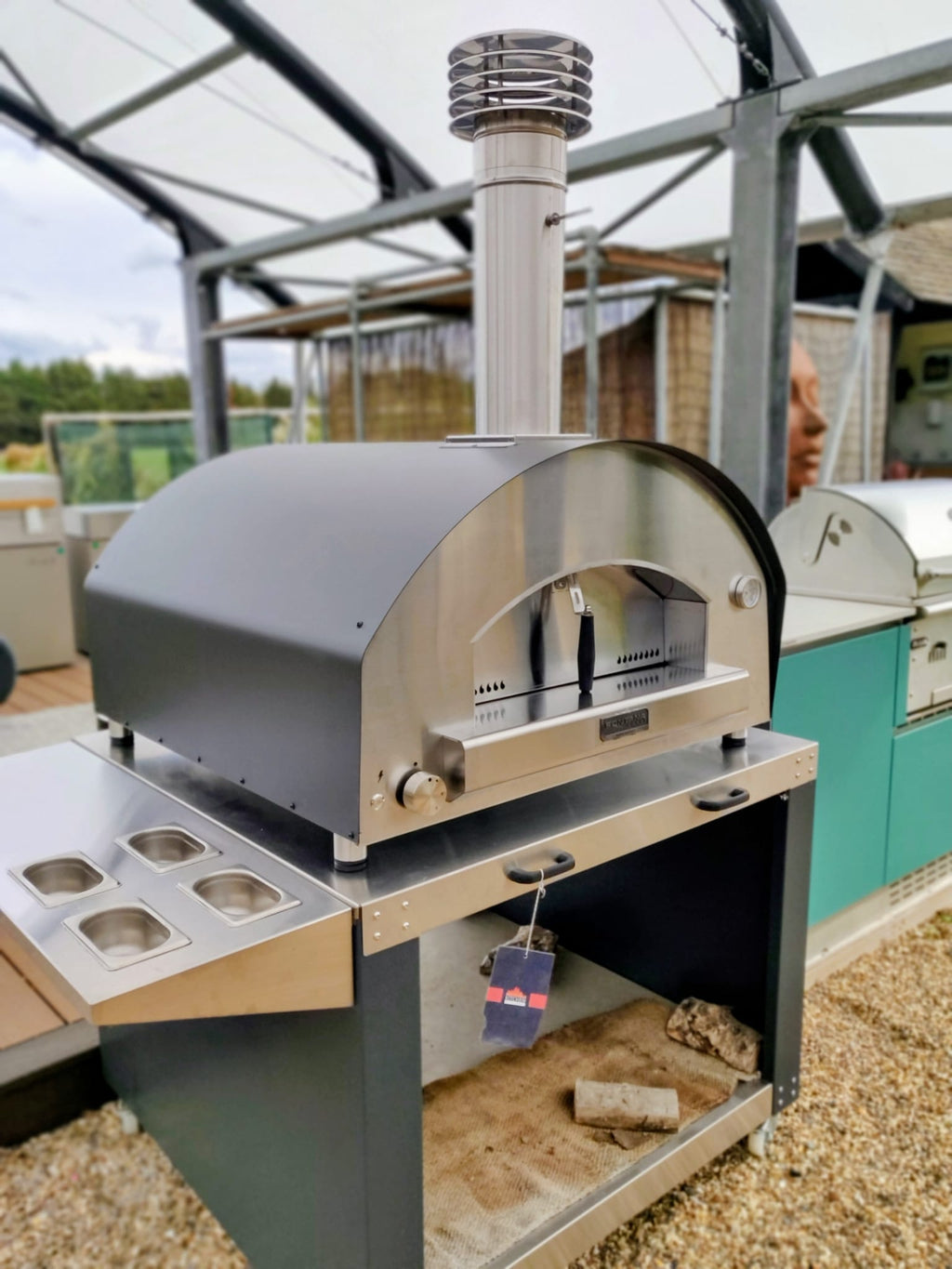Ex-Display Fontana Marinara Hybrid Pizza Oven - Anthracite Grey
