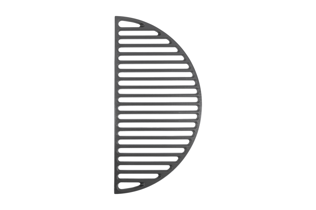 Grill Guru Large Cast Iron Half Moon Grill - Kitchen In The Garden