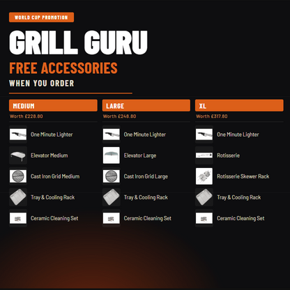 Grill Guru Prime World Cup Bundle - Kitchen In The Garden