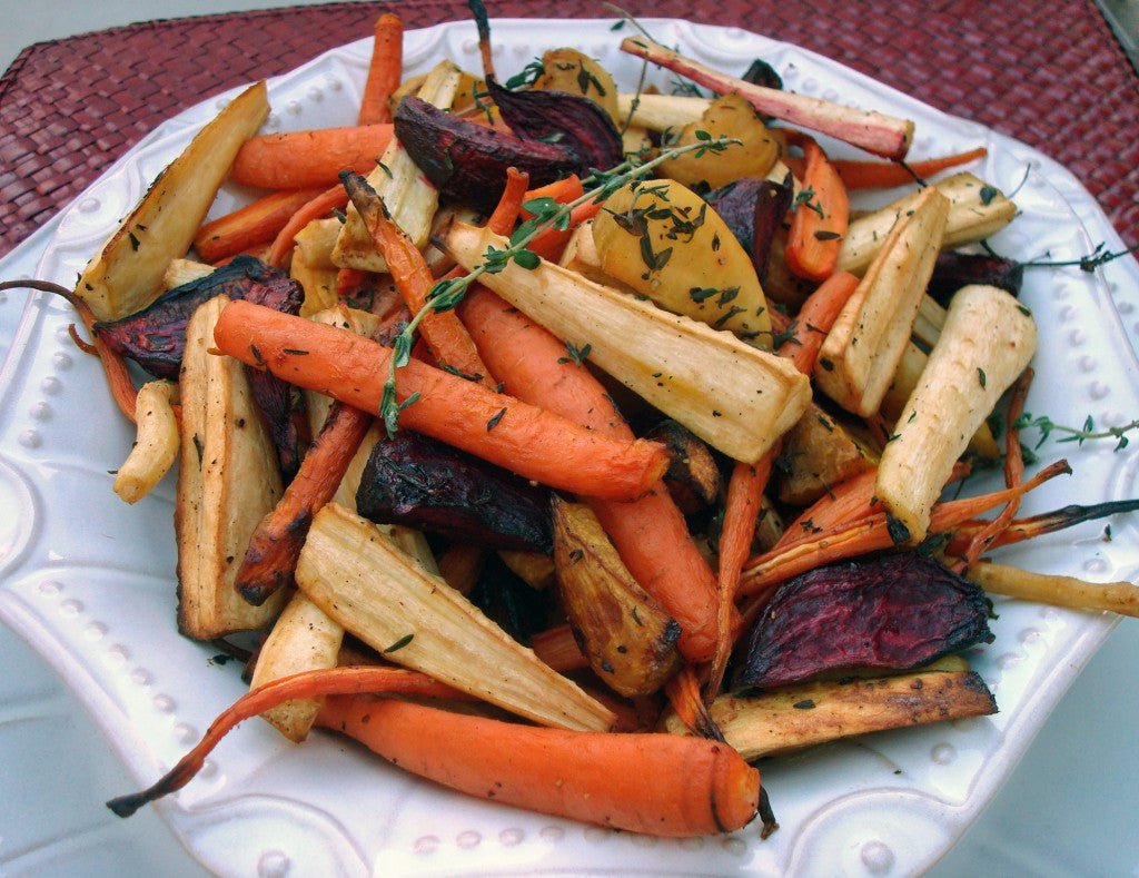 Grill - Roasted Baby Root Vegetables - Kitchen In The Garden