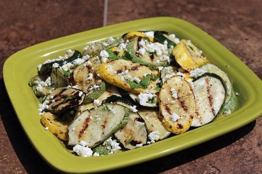 Grilled Cumin & Lime Marinated Summer Courgette - Kitchen In The Garden