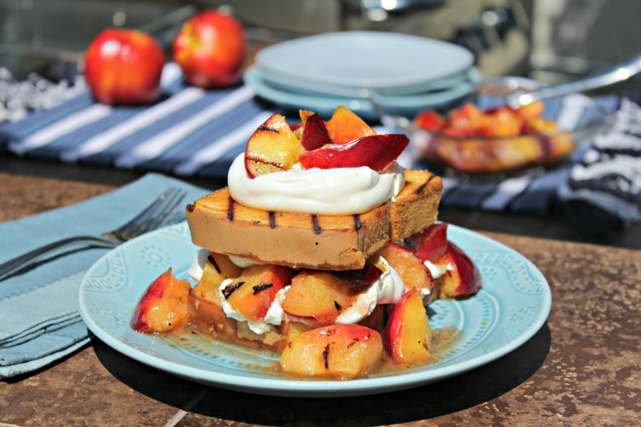 Grilled Nectarine Shortcake - Kitchen In The Garden