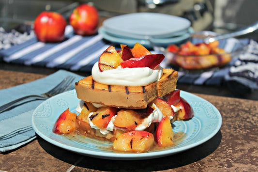 Grilled Nectarine Shortcake - Kitchen In The Garden