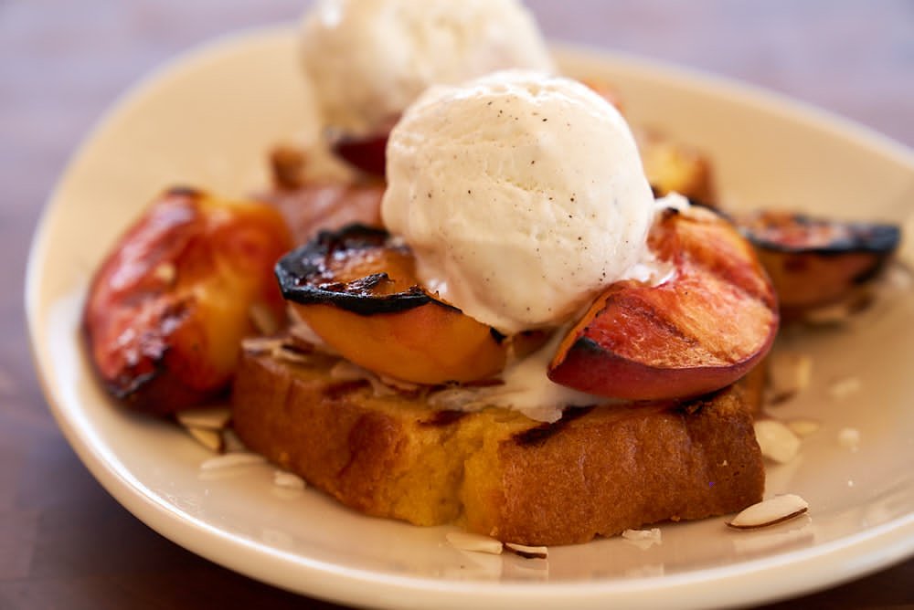Grilled Peach Shortcake - Kitchen In The Garden