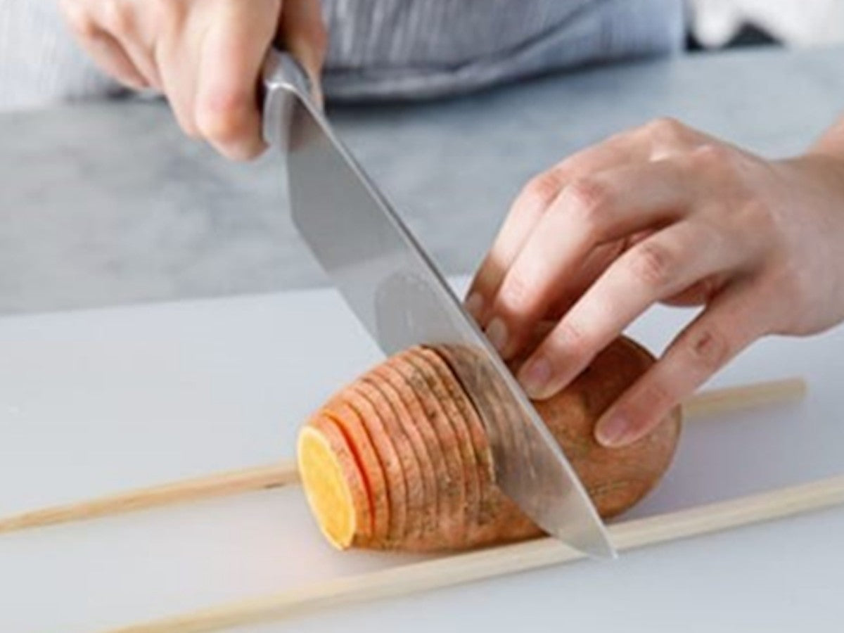 Hasselback Butternut Squash with Sage Crumb - Kitchen In The Garden