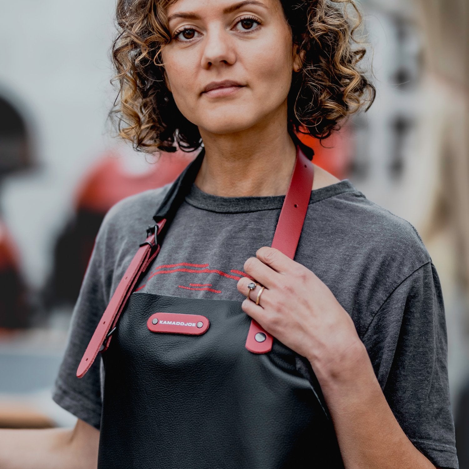 Kamado Joe Leather Apron - Kitchen In The Garden