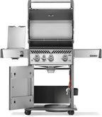 Napoleon Rogue Pro 425 Grill and Infrared Side Burner with Cart - Kitchen In The Garden