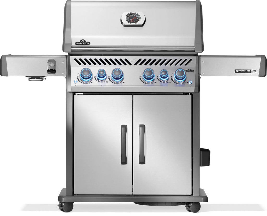 Napoleon Rogue Pro - S 525 Grill and Infrared Side Burner with Cart - Kitchen In The Garden