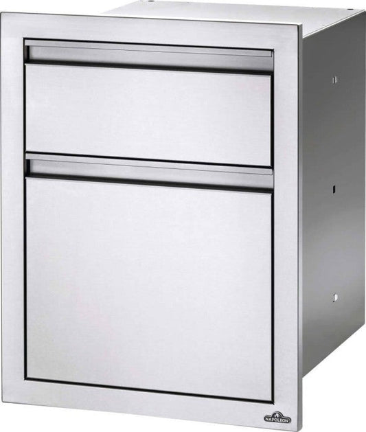 Napoleon Waste & Paper Towel Double Drawer - Kitchen In The Garden