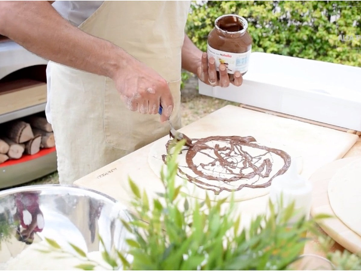 Nutella Pizza - Kitchen In The Garden
