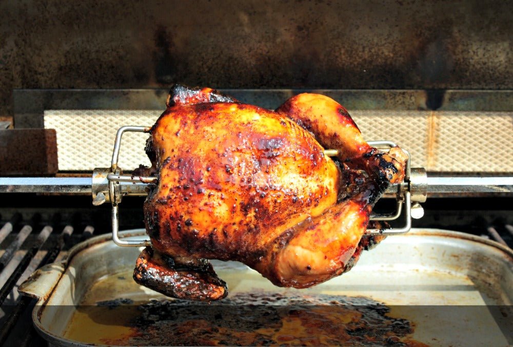 Orange & Soy Spiced Rotisserie Chicken - Kitchen In The Garden