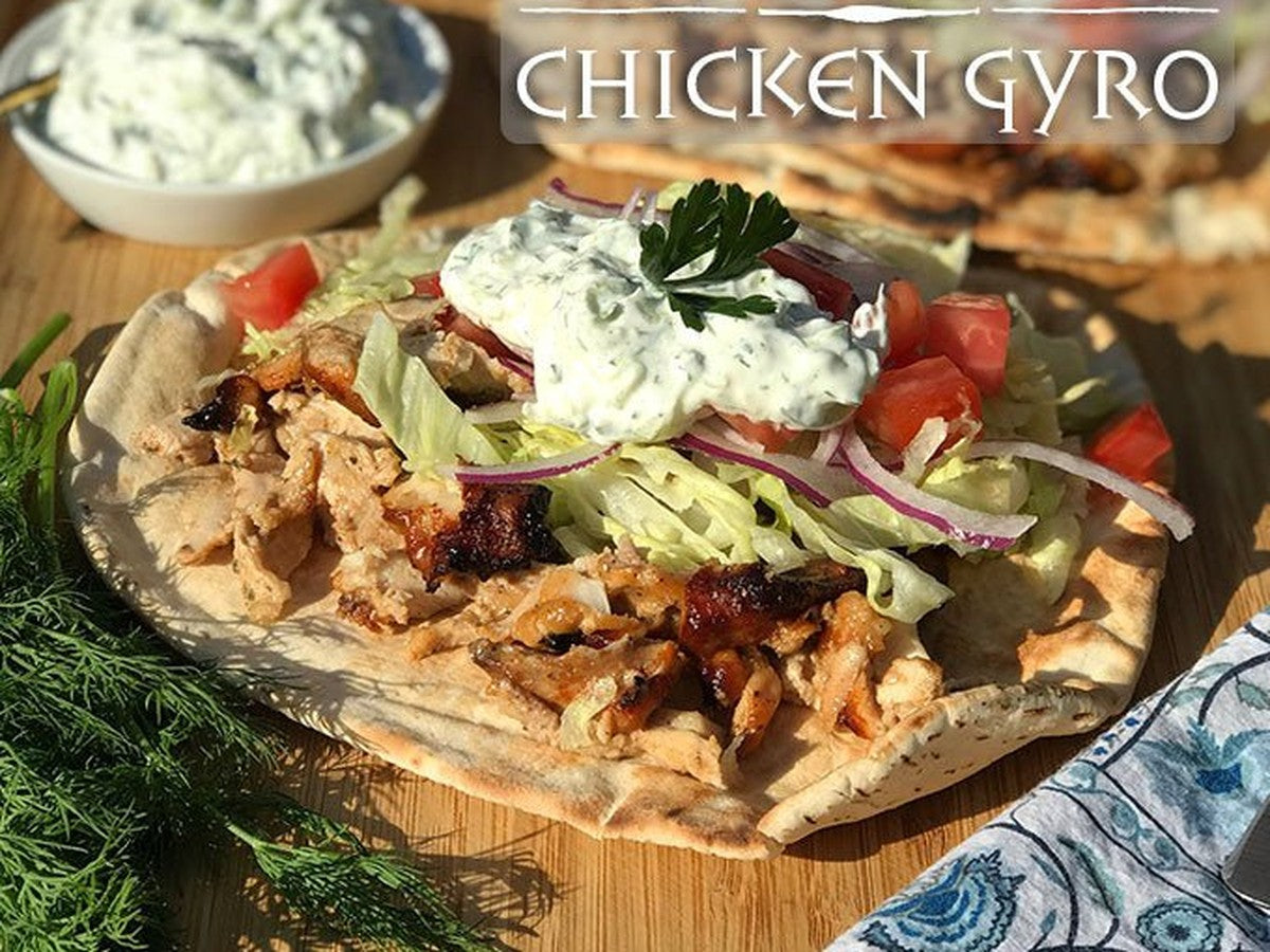 Rotisserie Chicken Gyro - Kitchen In The Garden