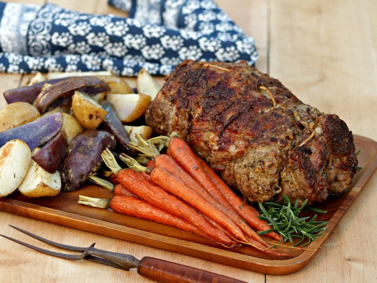 Rotisserie Leg of Lamb Provencal - Kitchen In The Garden