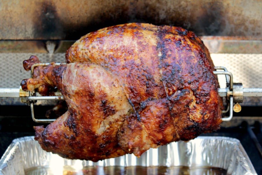 Rotisserie Turkey on the Grill - Kitchen In The Garden