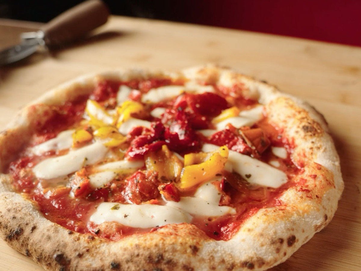 Serbian Grilled Pepper Pizza - Kitchen In The Garden