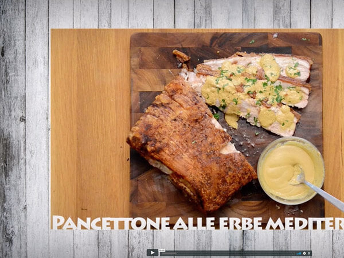 Slow - Roasted Pork Belly with Fennel & Rosemary - Kitchen In The Garden