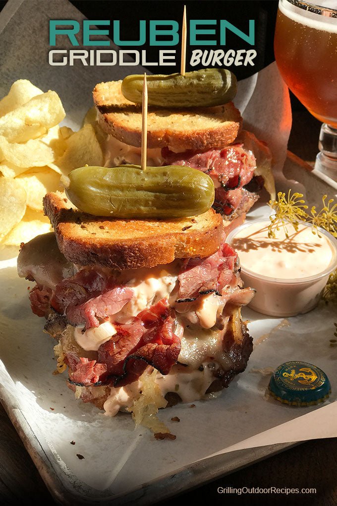 The Reuben Griddle Burger - Kitchen In The Garden