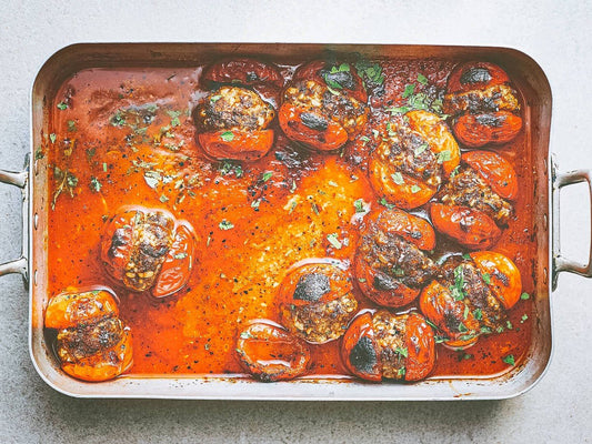 Tomato Kofte Traybake - Kitchen In The Garden