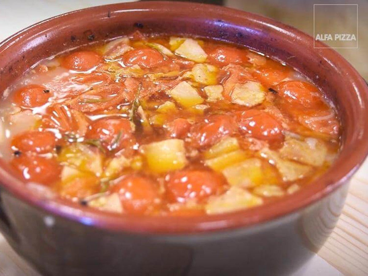Tuscan Beans in an Earthenware Casserole - Kitchen In The Garden