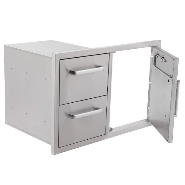 Whistler Burford Double Drawer Single Door Combo - Kitchen In The Garden