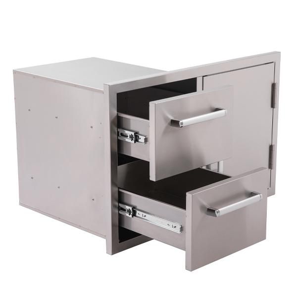 Whistler Burford Double Drawer Single Door Combo - Kitchen In The Garden