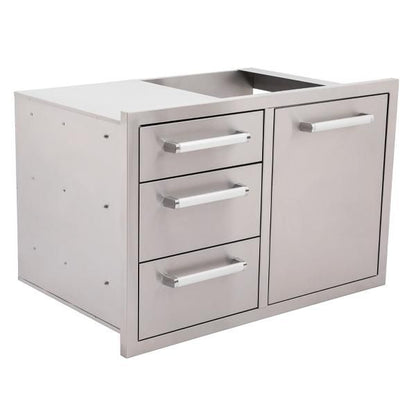 Whistler Burford Triple Drawer Bin Drawer Combo - Kitchen In The Garden
