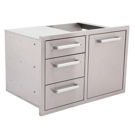 Whistler Burford Triple Drawer Bin Drawer Combo - Kitchen In The Garden